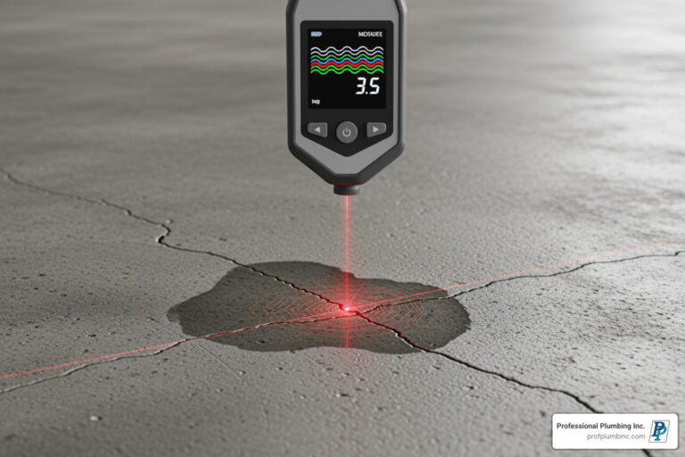 concrete slab leak detection in garden grove