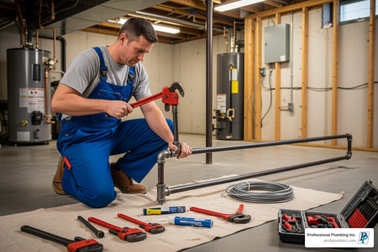 do plumbers install natural gas lines