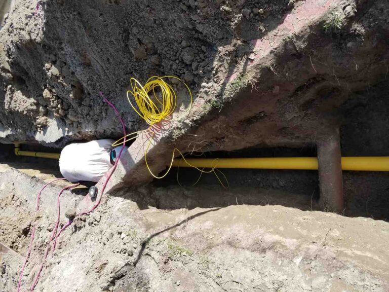 natural gas installation