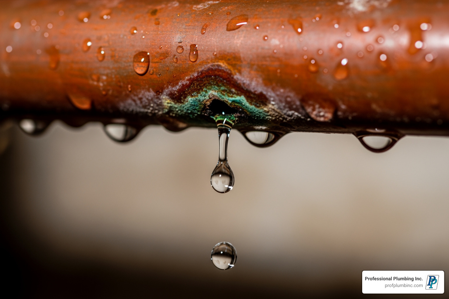 fix pinhole leak in copper pipe