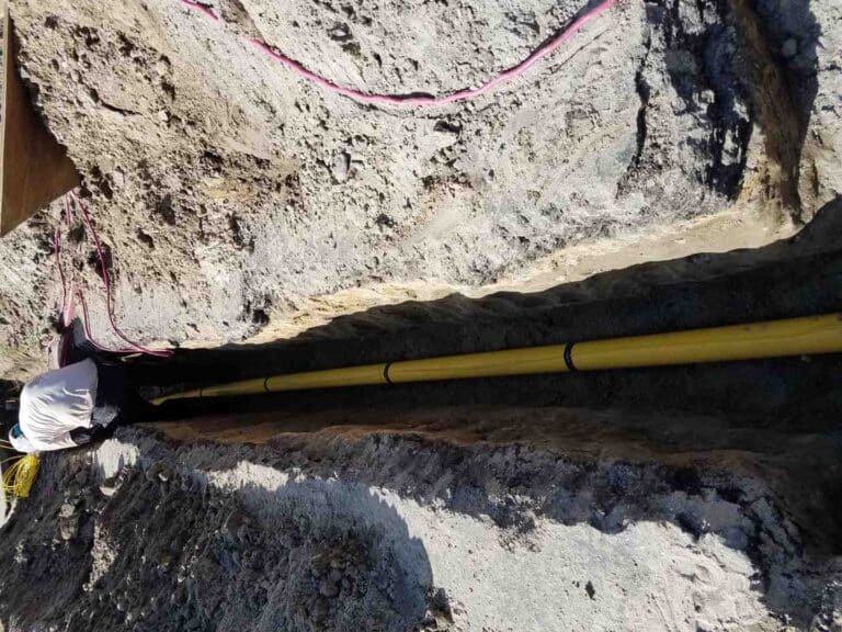 direct burial gas line