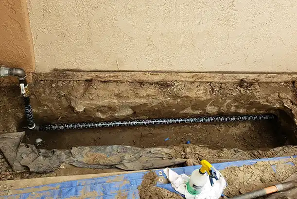 Water Line Reroutes Fountain Valley